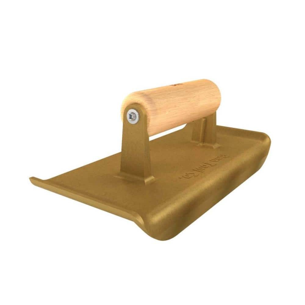 Bon Tool 9 in. x 4 in. Bronze Jumbo Hand Edger with Wood Handle