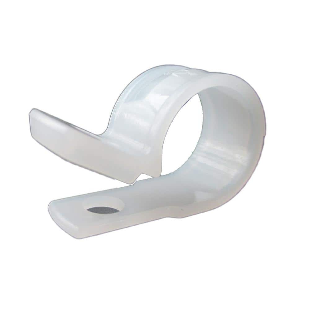 Gardner Bender 1/2 in. Plastic 1-Hole Cable Clamps (12-Pack)