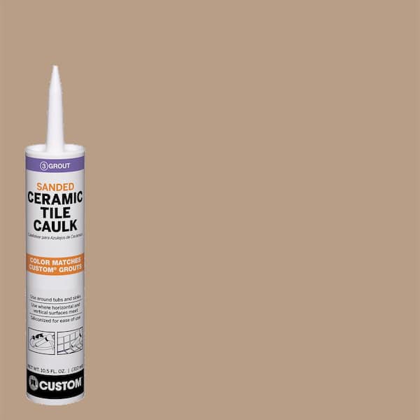 Custom Building Products Polyblend #380 Haystack 10.5 oz. Sanded Ceramic Tile Caulk