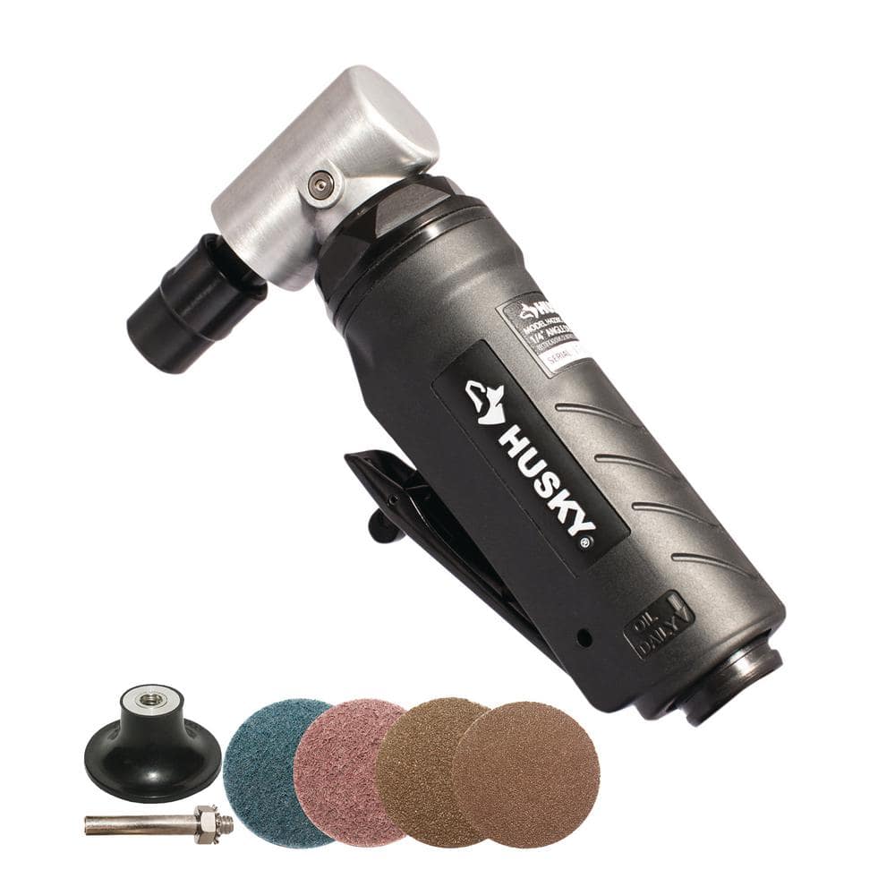 Husky 1/4 in. Angle Die Grinder with Accessory Kit