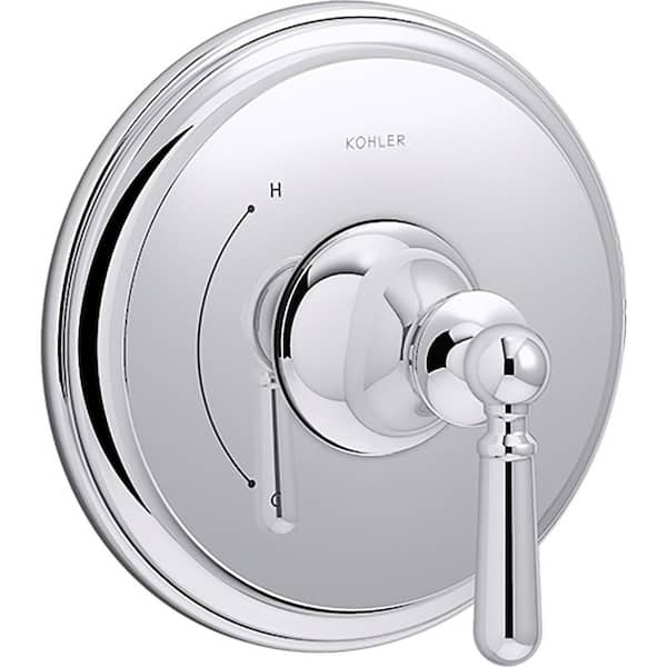 KOHLER Traditional 1-Handle Shower Trim Kit in Polished Chrome (Valve Not Included)