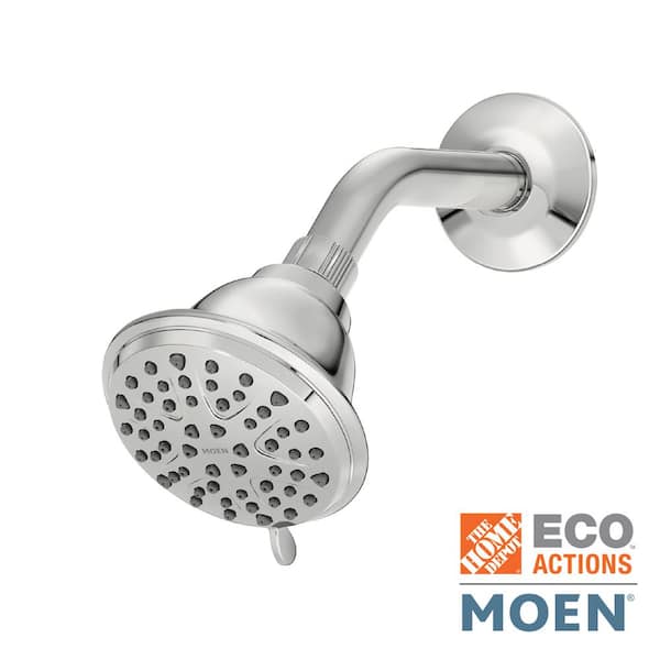 MOEN Attune 8-Spray Patterns 4 in. Single Wall Mount Fixed Shower Head in Chrome
