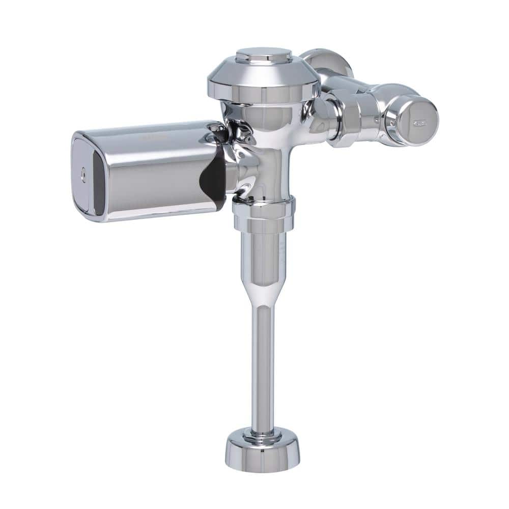 Zurn AquaSense ZER6203-SM Exposed Sensor Piston Flush Valve with 0.125 GPF and Chrome Plated Metal Cover