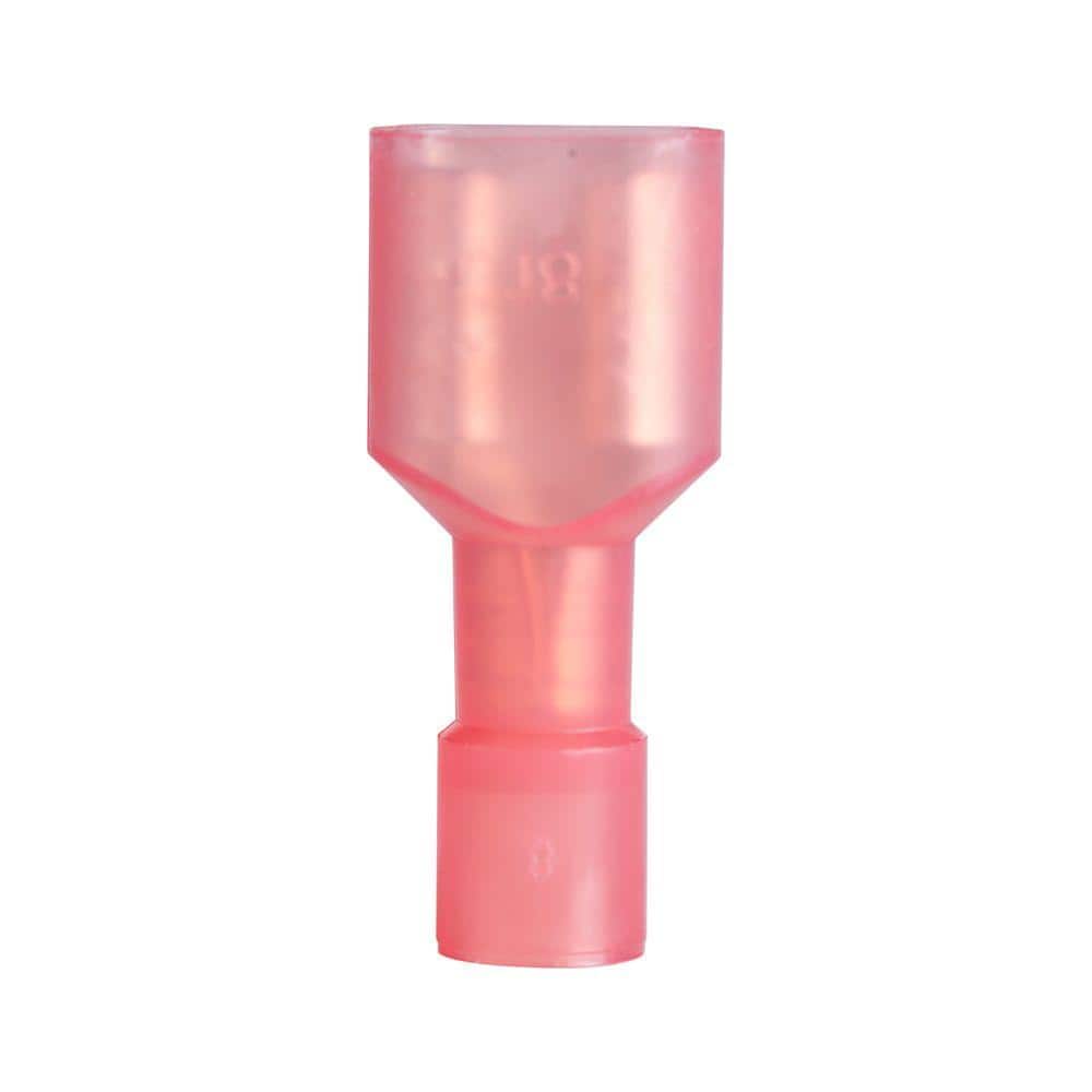 Gardner Bender 22 - 16 AWG 0.250 Fully Insulated F-Disconnects in Red (15-Pack)
