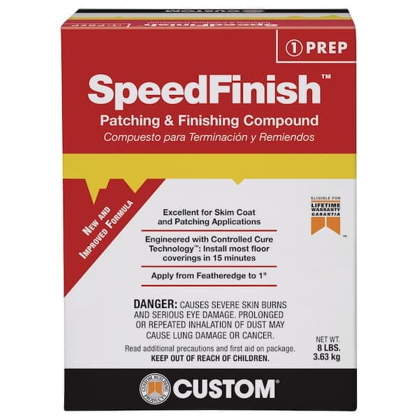 Custom Building Products SpeedFinish 8 lb. Patching and Finishing Compound Underlayment for Patching/Repair