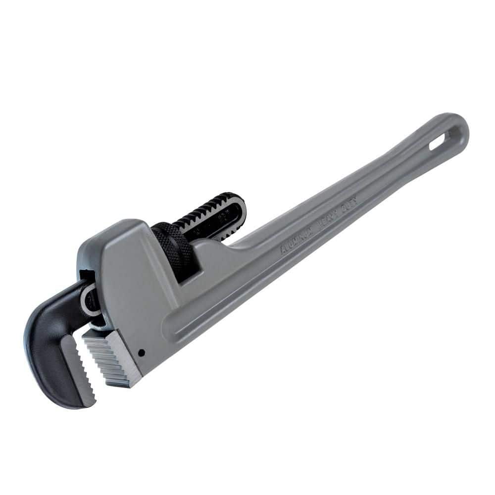 Superior Tool 18" Heavy-Duty Straight Aluminum Pipe Wrenches