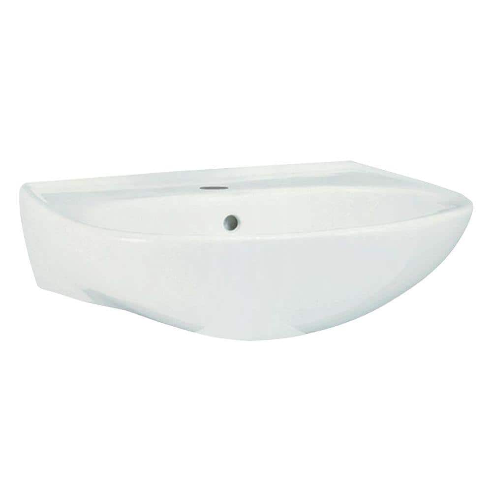 STERLING Sacramento 9.25 in. Pedestal Sink Basin in White