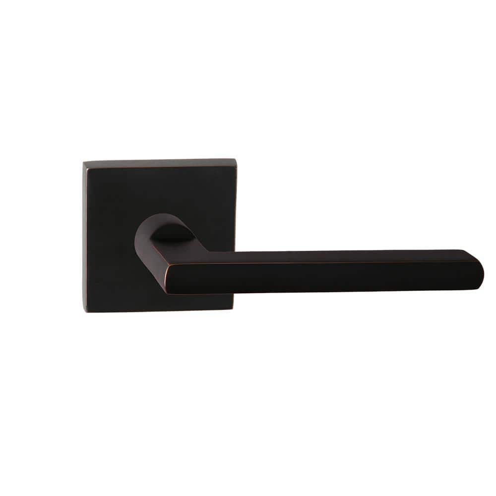 DELANEY HARDWARE Bravura Charlotte 939-7 Passage (Hall/Closet) Door Lever Oil Rubbed Bronze w/ square trim