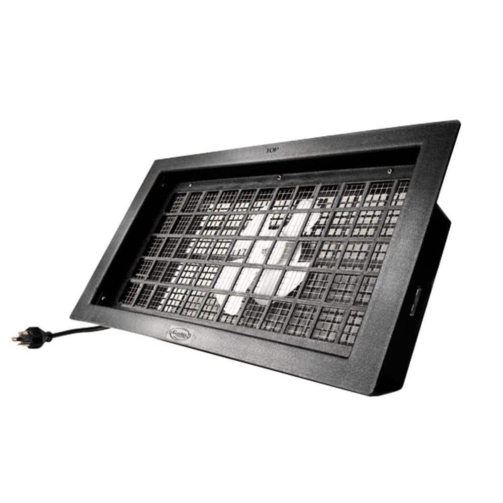 Master Flow 16 in. x 8 in. Resin Power Foundation Vent in Black (Carton of 5)