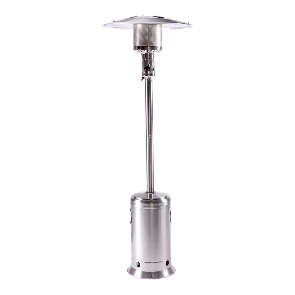 Legacy Heating 47,000 BTU Hammered Stainless Steel Propane Outdoor Flame Patio Heater