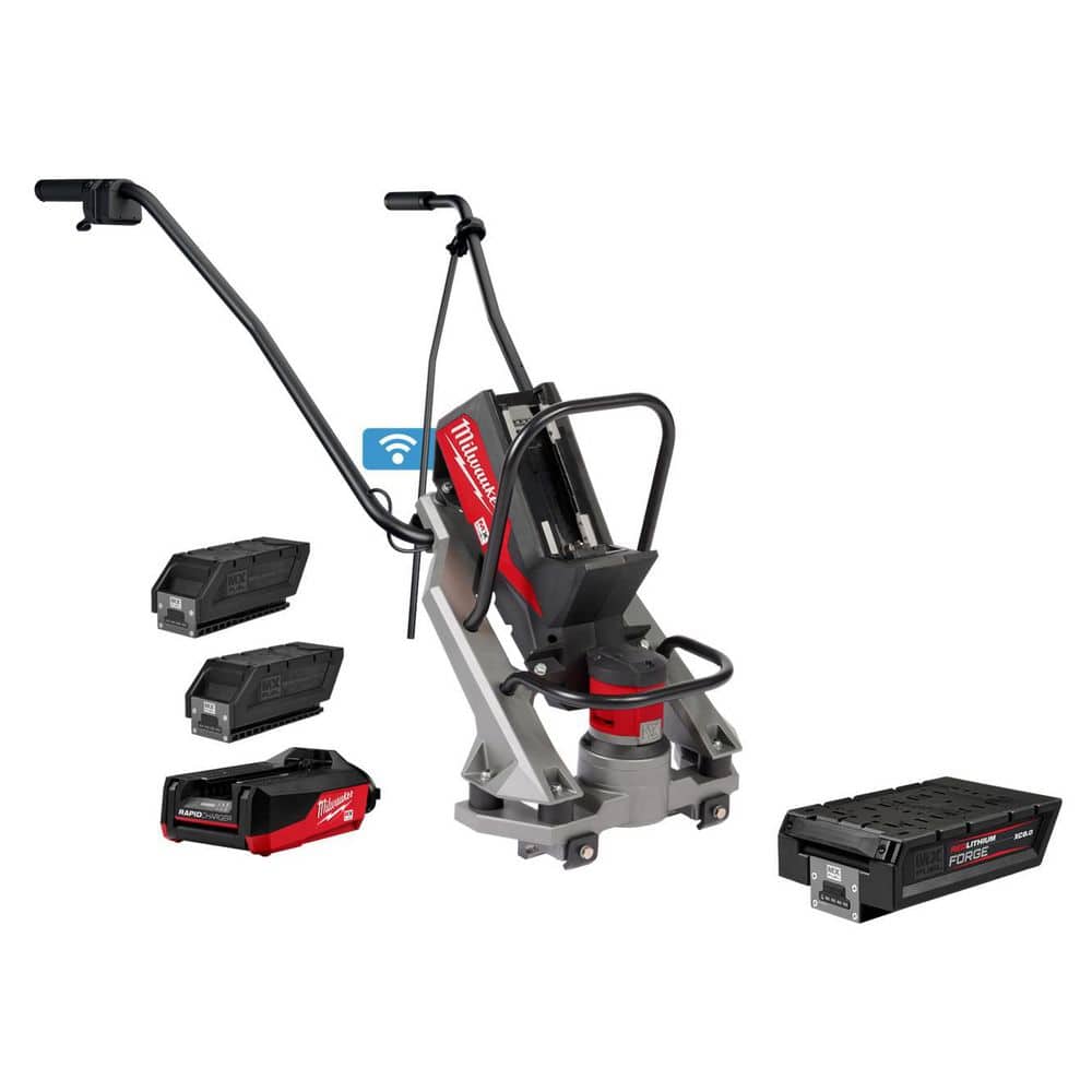 Milwaukee MX FUEL Lithium-Ion Cordless Vibratory Screed with (2) Batteries, Charger, & MX8. 0 Battery