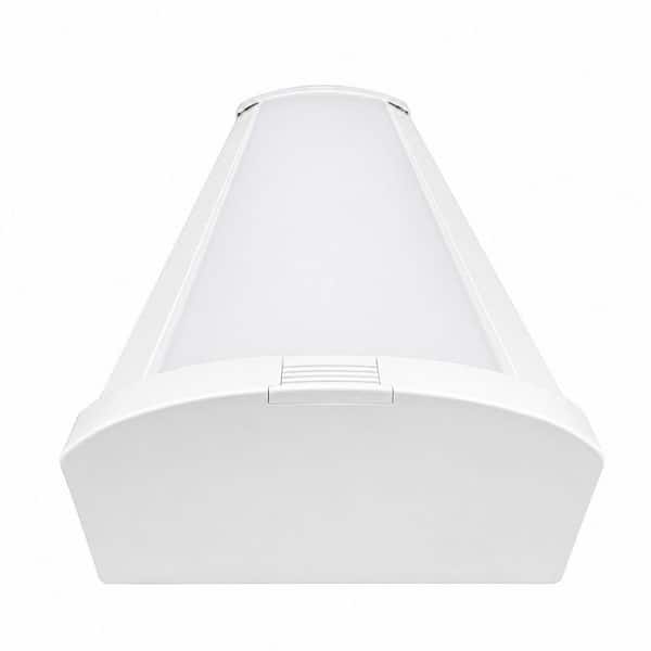 Commercial Electric 1-Pack 4 ft. Adjustable Lumen Integrated LED White Slim Wraparound Light 3CCT