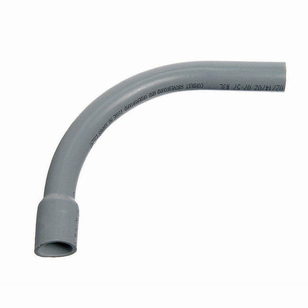 Carlon 3/4 in. 90° Schedule 40 Standard Radius Electrical Belled End Elbow (UA9AEB-25-HD)
