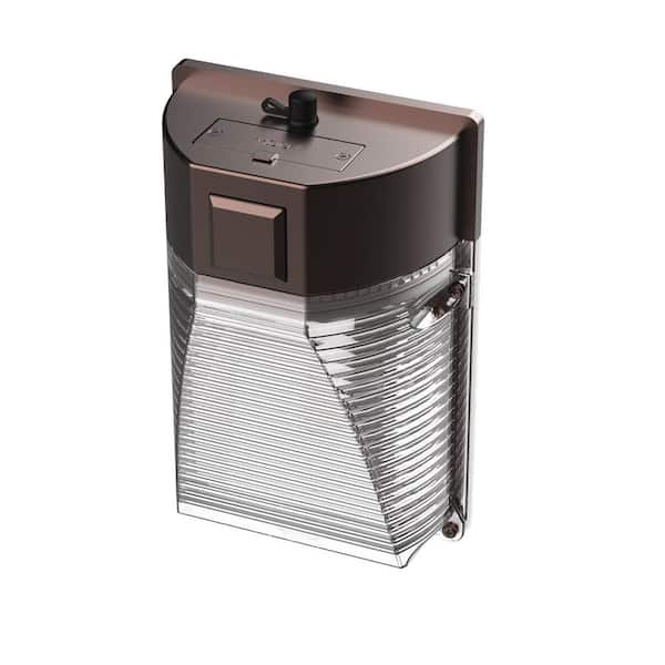 Feit Electric 1500/3000/4000 Lumen Select Integrated LED Selectable 5CCT Bronze Dusk to Dawn or Motion Sensing Mini Wall Pack