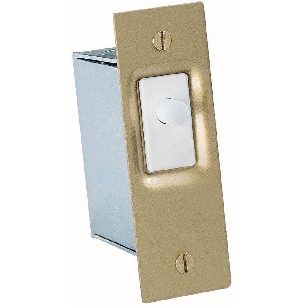 Gardner Bender 10 Amp Single-Pole AC/DC Push Button Door Switch (1-Pack)