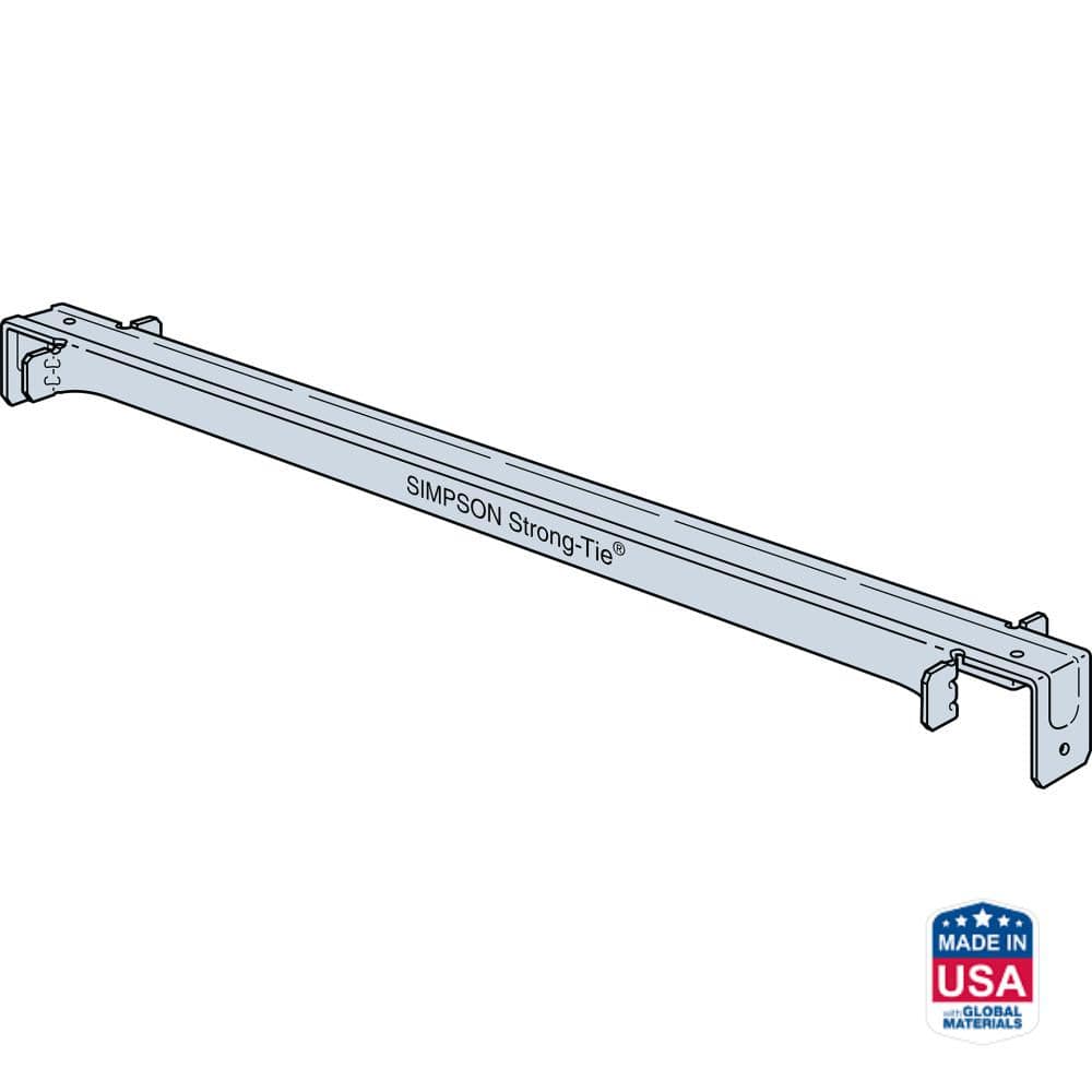 Simpson Strong-Tie TSBR 22-Gauge Galvanized Truss Spacer-Restraint