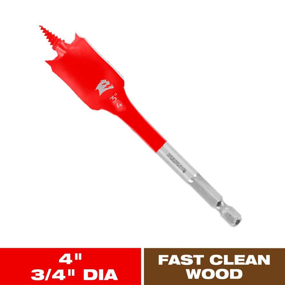 DIABLO 3/4 in. x 4 in. SPEEDemon Spade Bit