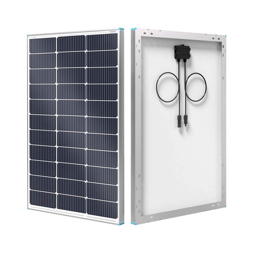 Renogy N-Type 16BB 100-Watt 12 Volt Monocrystalline Rigid Solar Panel High-Efficiency PV Off-Grid Module Power