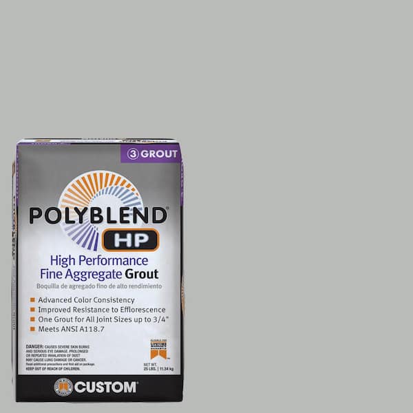 Custom Building Products Polyblend HP #546 Cape Gray 25 lbs. High Performance Fine Aggregate Grout