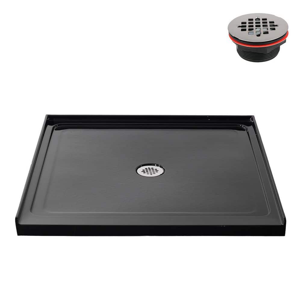 Streamline GB-540-164 38 in. L 38 in. Alcove Acrylic Shower Pan Base with Drain, ABS Drain Included