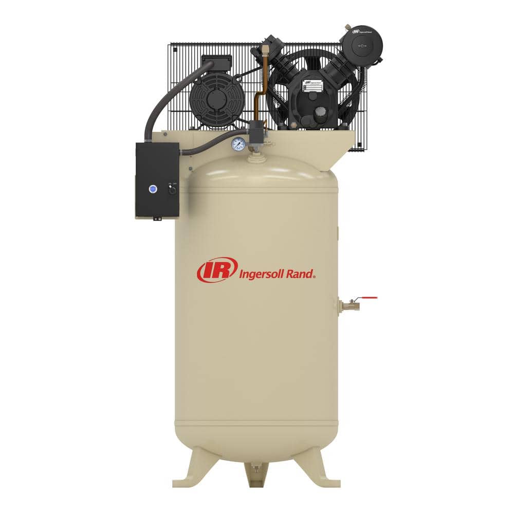 Ingersoll Rand 80 Gal. 175 PSI Type 30-Vertical 5 HP 460-Volt 3-Phase Two-Stage Electric Air Compressor