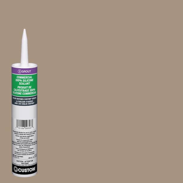 Custom Building Products Commercial #145 Light Smoke 10.1 oz. Silicone Caulk