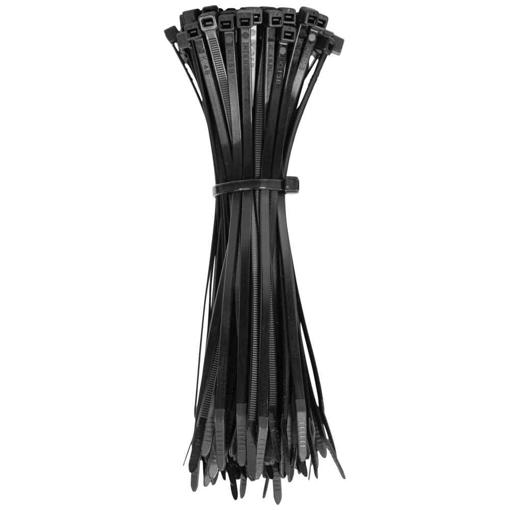 Klein Tools 8 in. Cable Ties, Black
