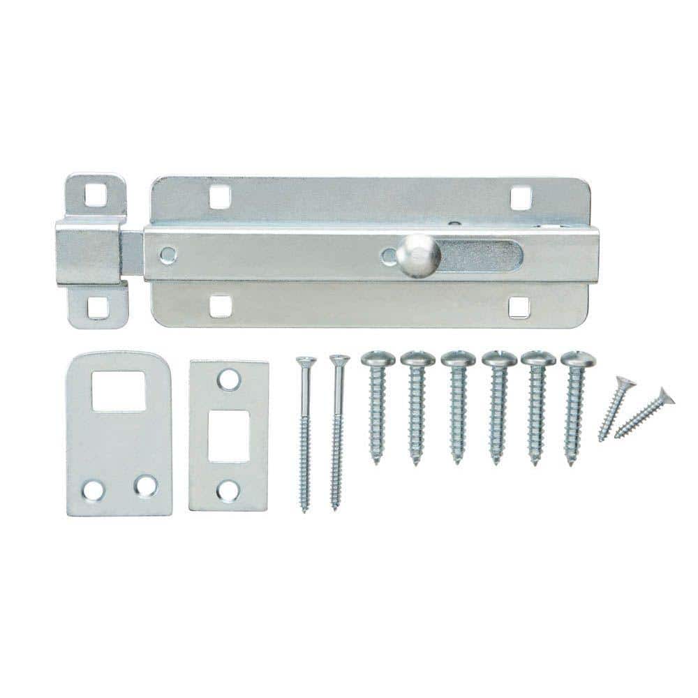 Everbilt 6-1/2 in. Zinc-Plated Heavy Duty Spring Bolt