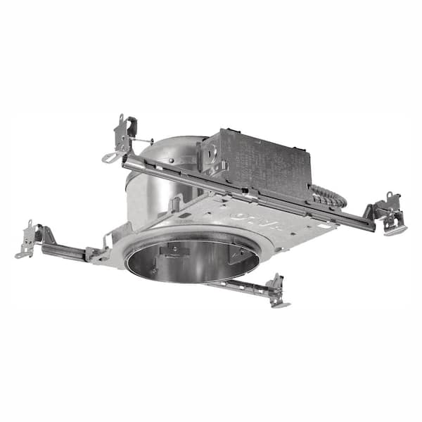 HALO 6-Pack H2750 6 in. Aluminum LED Recessed Lighting Housing for New Construction Shallow Ceiling, T24, IC, Air-Tite