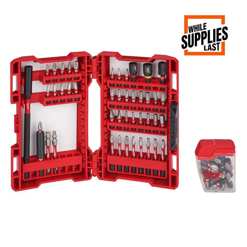 Milwaukee SHOCKWAVE Impact Duty Alloy Steel Screw Driver Bit Set (70-Piece)