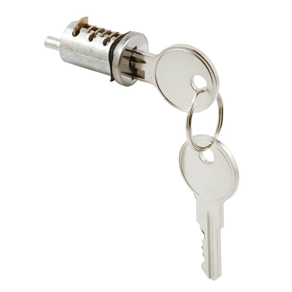 Prime-Line 1 in., Wafer Type Sliding Diecast Door Cylinder Lock