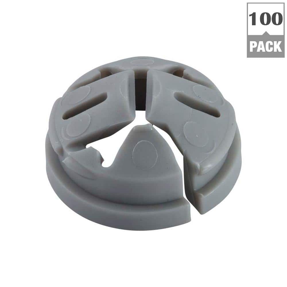 Halex 3/8 in. - 1/2 in. Knockout Non-Metallic Push-In Connector (100-Pack)