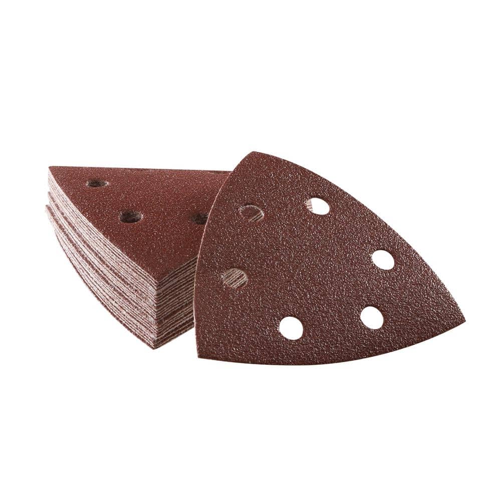 Bosch 3-1/2 in. x 3-1/2 in. 80-Grit Coarse Oscillating Tool Sanding Sheet (25-Pack)