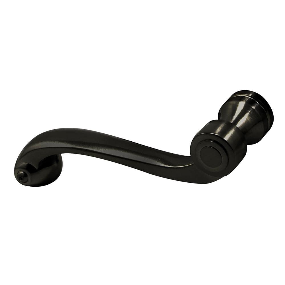 Prime-Line French Colonial Door Levers, Heavy Weighted Casting Design, Classic Bronze Finish, Uses 1/4 in. Drive System (1-Set)