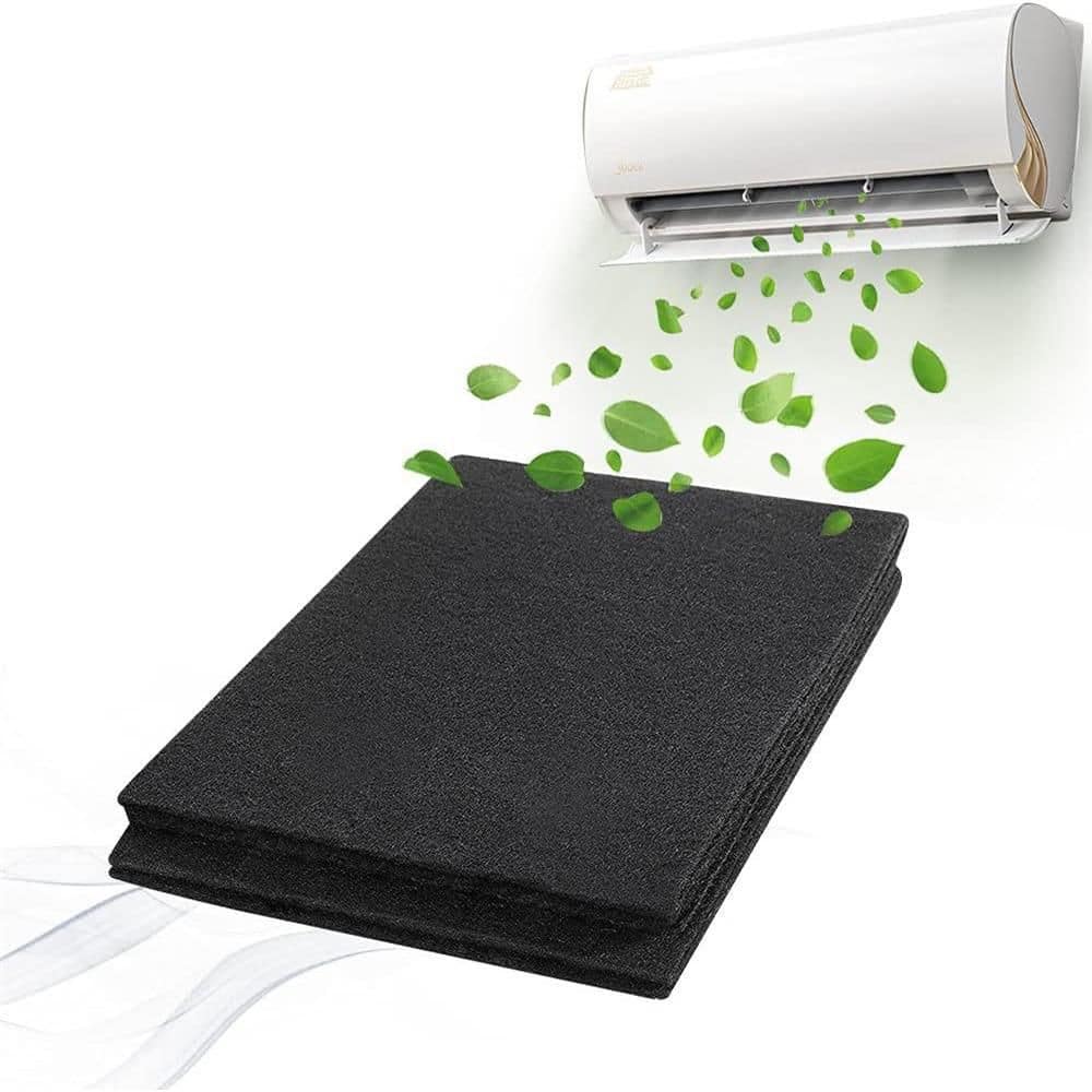 Wellco 16 x 48 in. Activated Carbon Filter Universal Cut to Fit Carbon Sheet for Air Purifier, Vent Filters and More