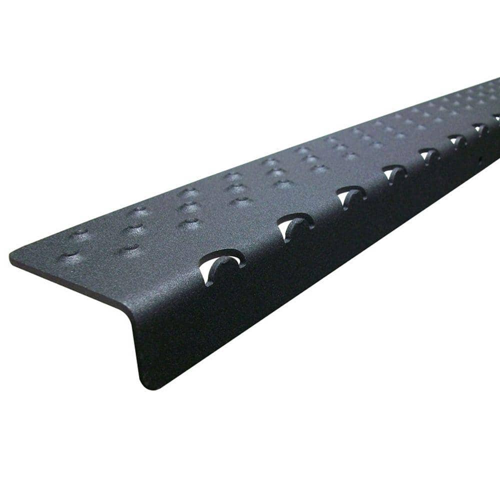 Handi Treads 2.75 in. x 30 in. x 1.125 in. Non-Slip Aluminum Nosing, Black