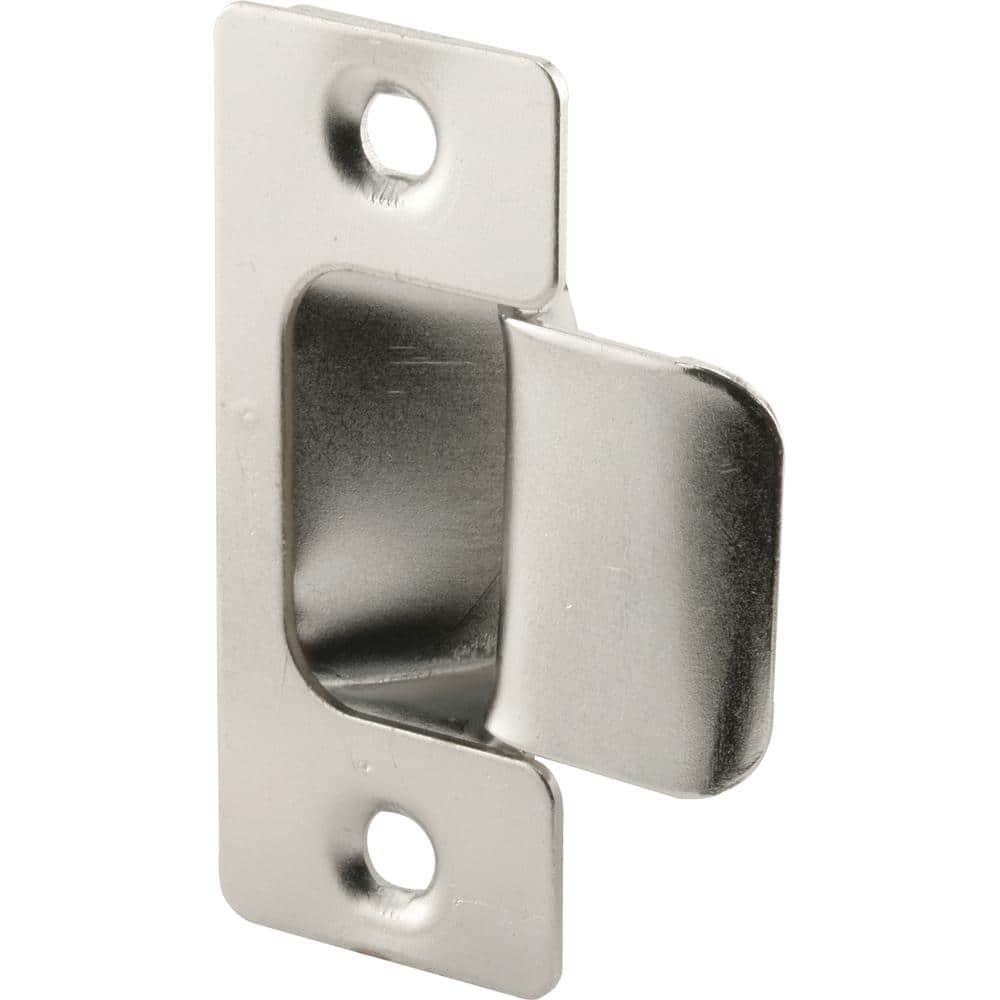 Prime-Line Chrome Adjustable Door Strike Plated (2-Piece)