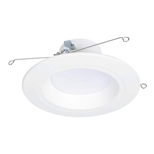 HALO RL56 Series 5/6 in. Recessed LED retrofit module Adjustable CCT and Lumens, Integrated LED Matte White