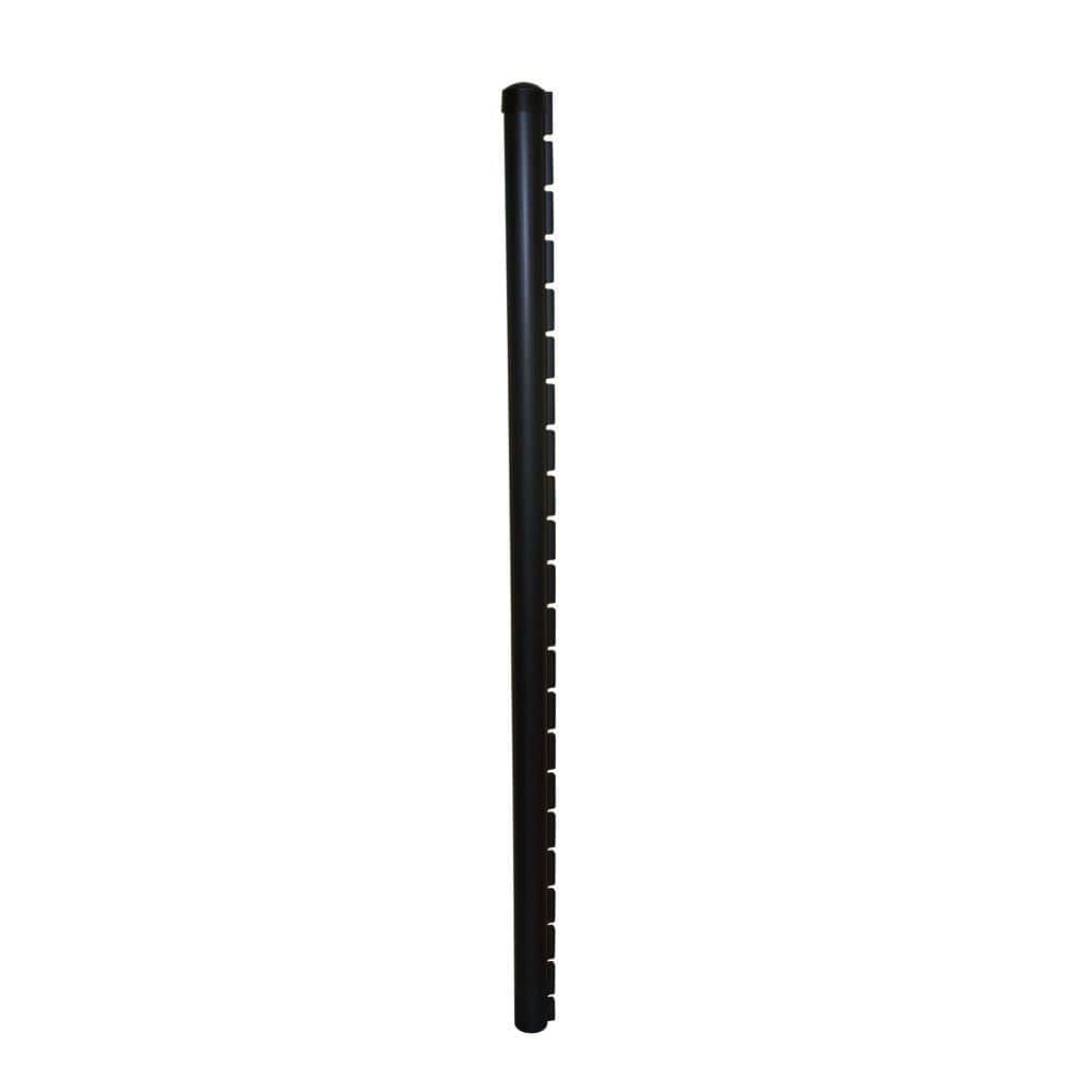 Sure-Fit 54 in. Black T-Post Sleeve with cap ( 25-Pack)