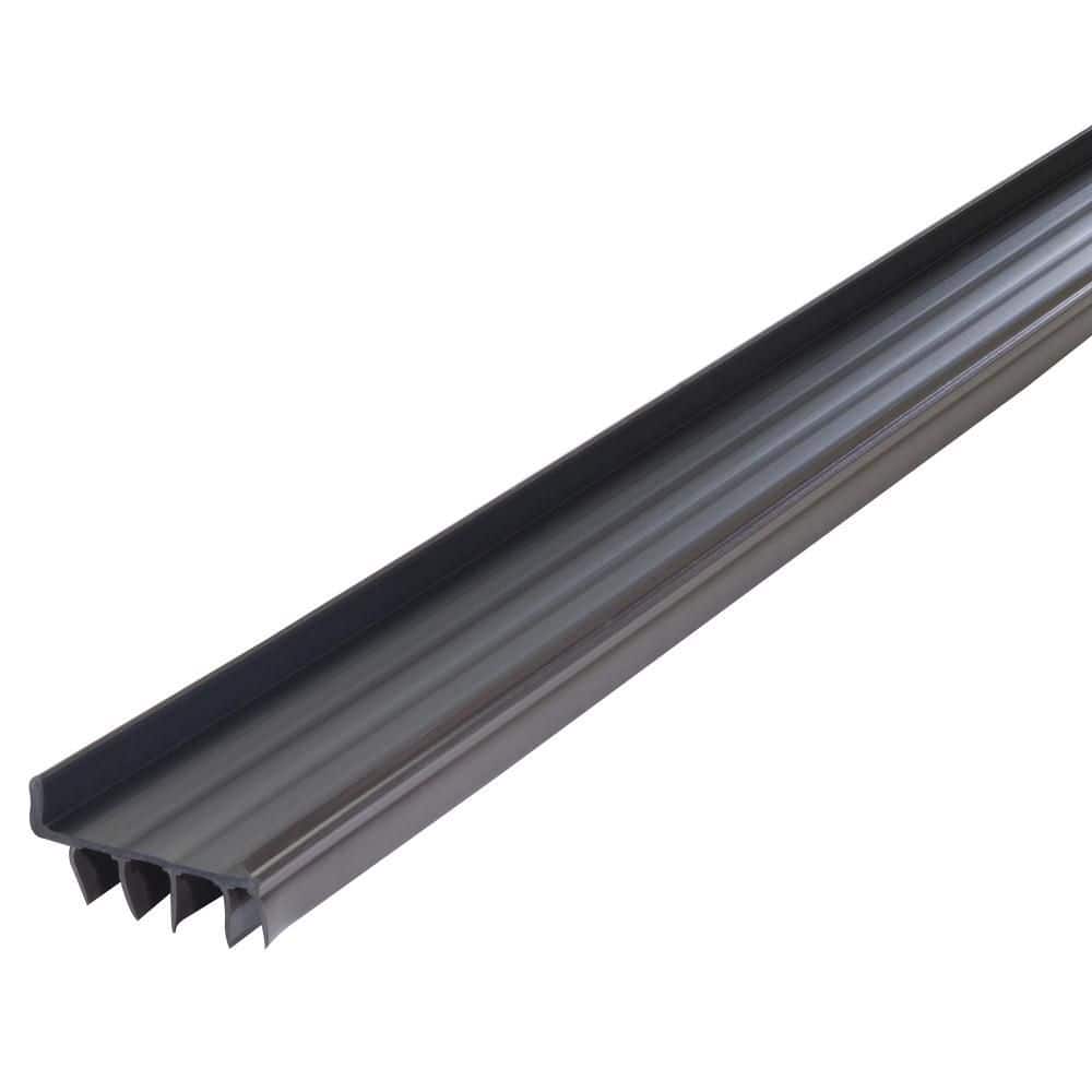 M-D Building Products 1 in. x 36 in. Brown Vinyl Concealed Screw/Nail-on Door Bottom Weatherstripping