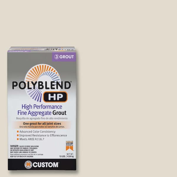 Custom Building Products Polyblend HP #11 Snow White 10 lbs. High Performance Fine Aggregate Grout