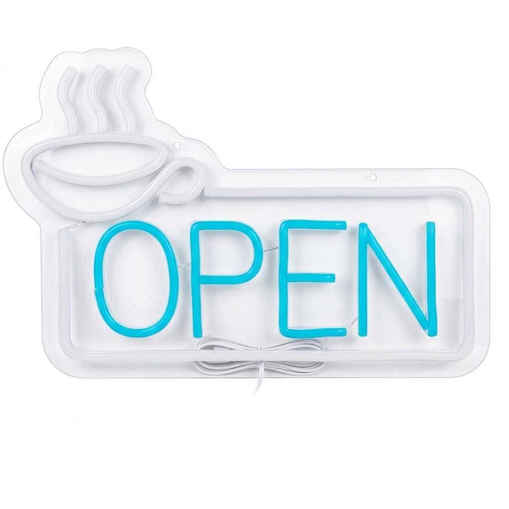 Afoxsos Come in We Are Open Neon Sign Series 1-Pack LED Neon Lights Wall Decor USB Dimmable Cord for Bar Pub Restaurant