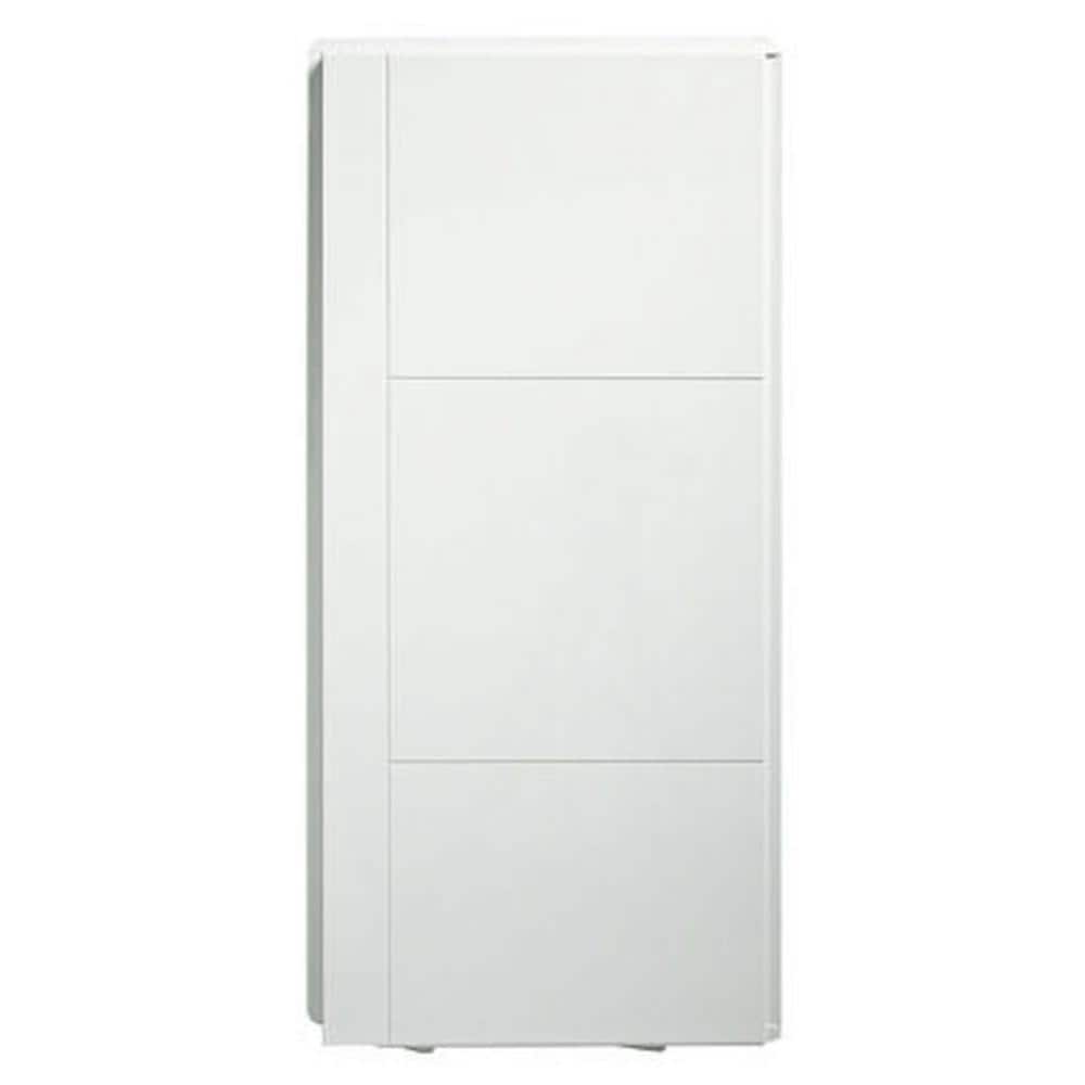 Sterling Accord Tile 36 in. W x 72 in. H 2-Piece Glue Upside Shower Wall in White