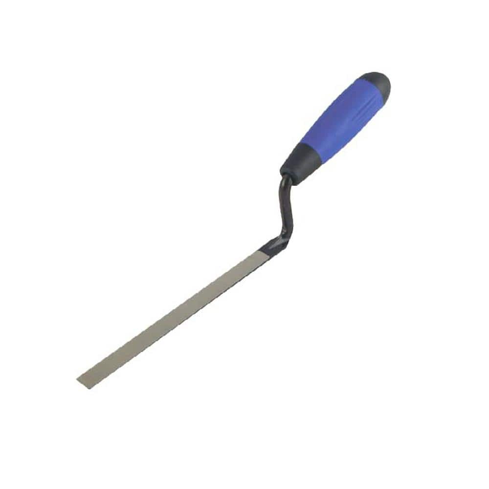 Bon Tool 7 in. x 1/2 in. Square End Flexible Carbon Steel Caulking/Tuck Pointer Trowel - Comfort Grip Handle