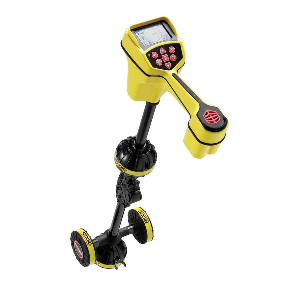 RIDGID SeekTech SR-20 Utility Pipeline Locator w/ 18V Locator Adaptor, ST-305R Line Transmitter, 4 in. Inductive Signal Clamp