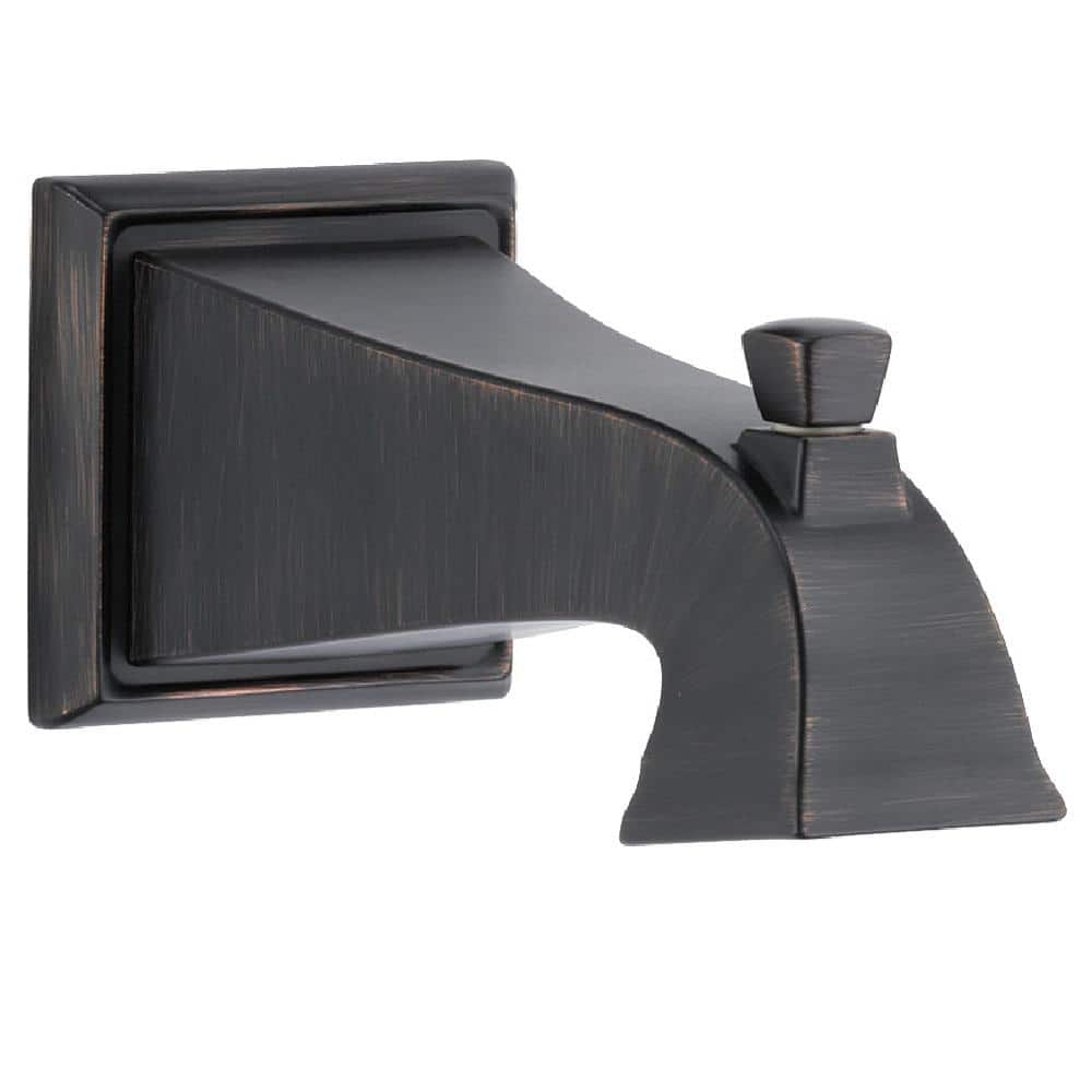 Delta Dryden 7-1/2 in. Non-Metallic Pull-Up Diverter Tub Spout in Venetian Bronze