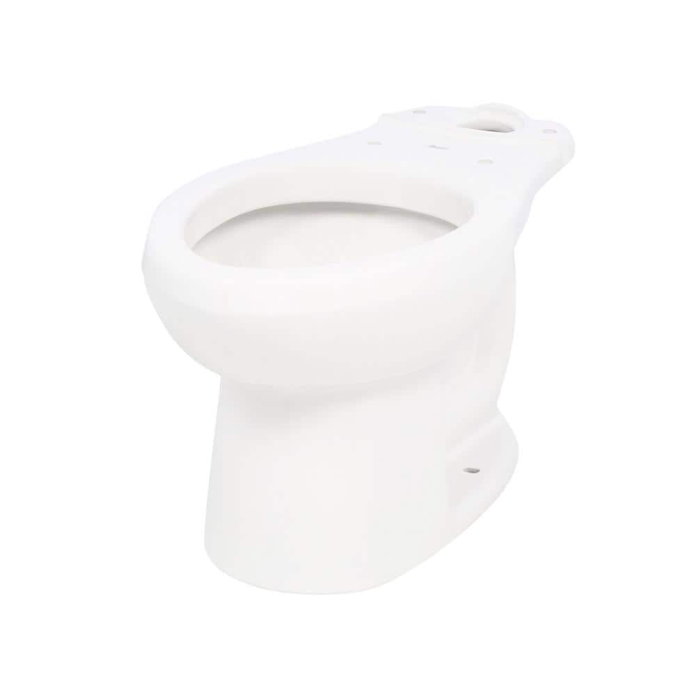 American Standard H2Option Siphonic Dual Flush Elongated Toilet Bowl Only in White