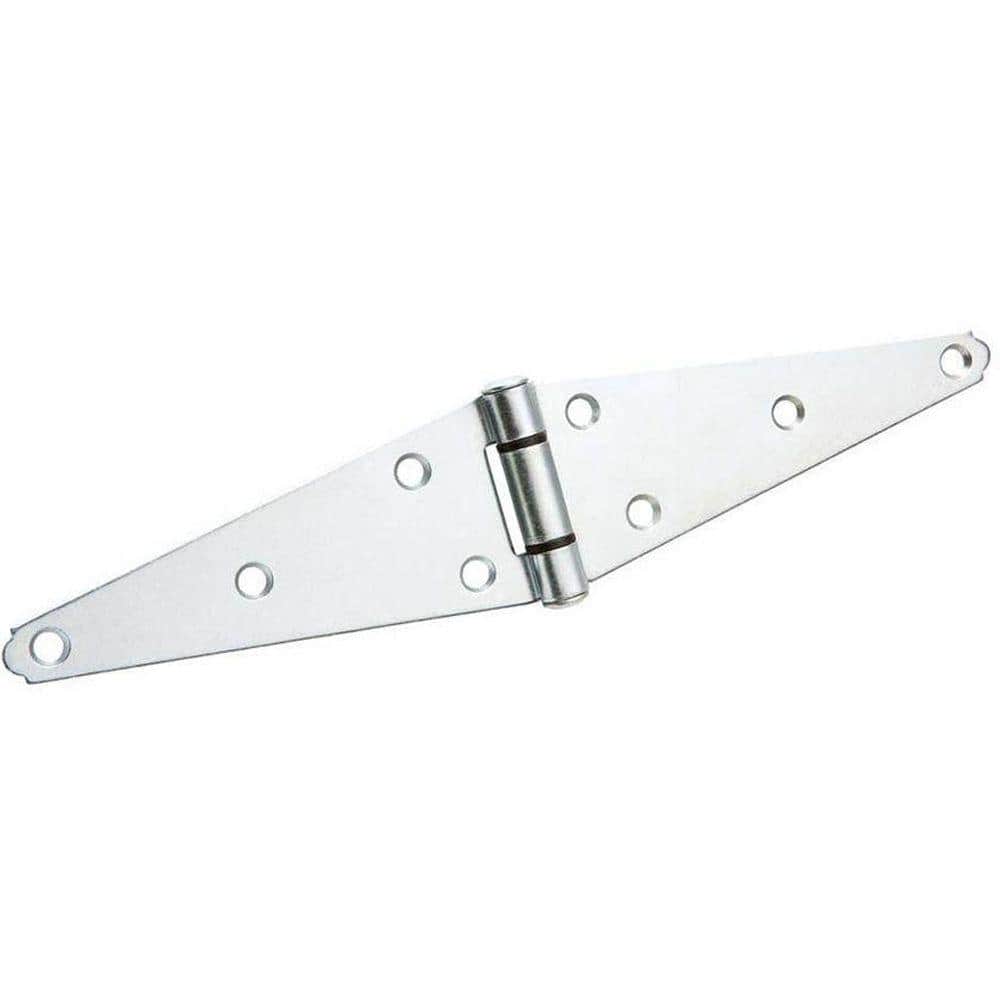 Everbilt 6 in. Zinc Plated Heavy-Duty Standard Strap Surface Hinge