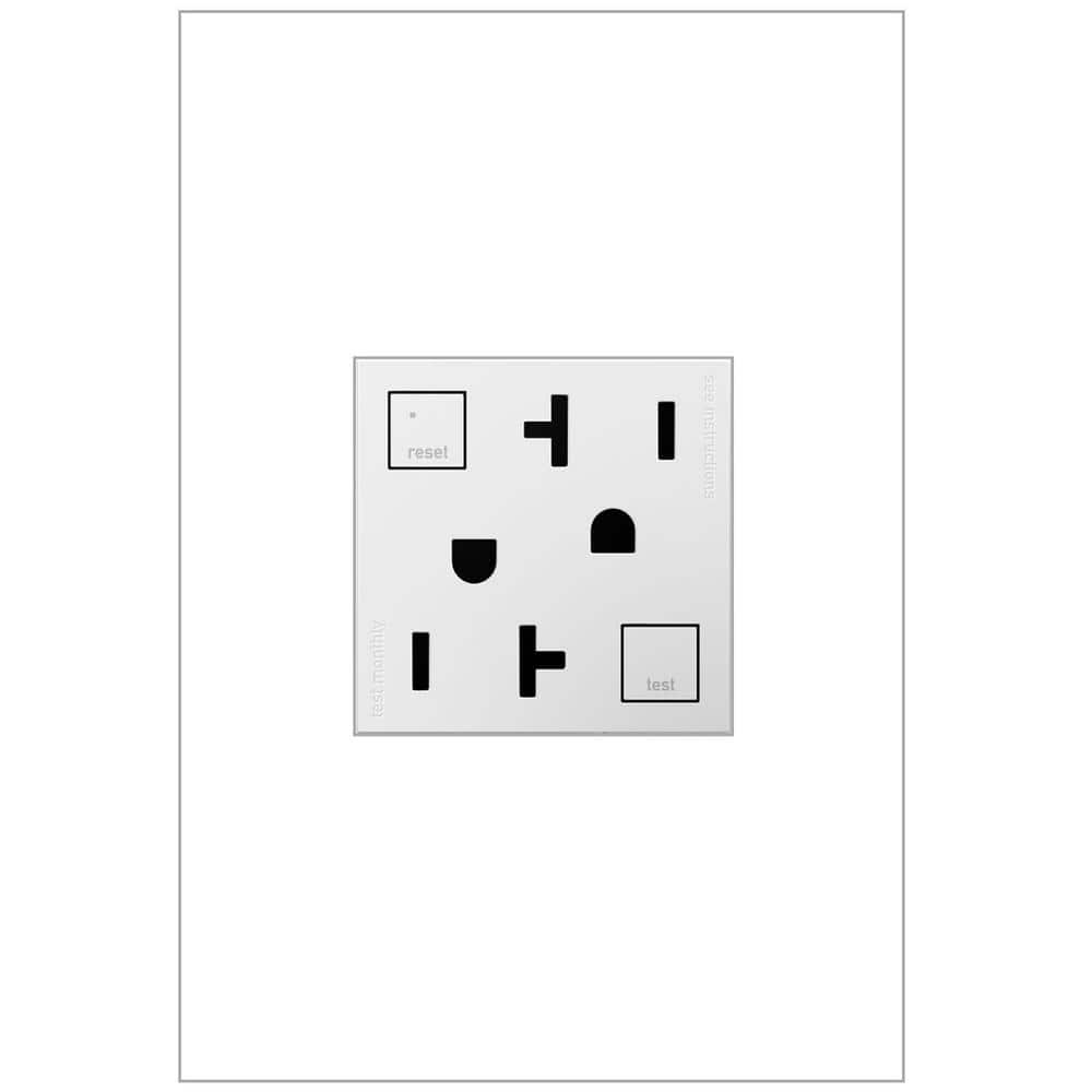 Legrand adorne Amp 125-Volt Tamper-Resistant Self-Test Duplex GFCI Outlet