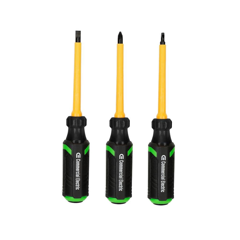 Commercial Electric 3-Piece Insulated Screwdrivers
